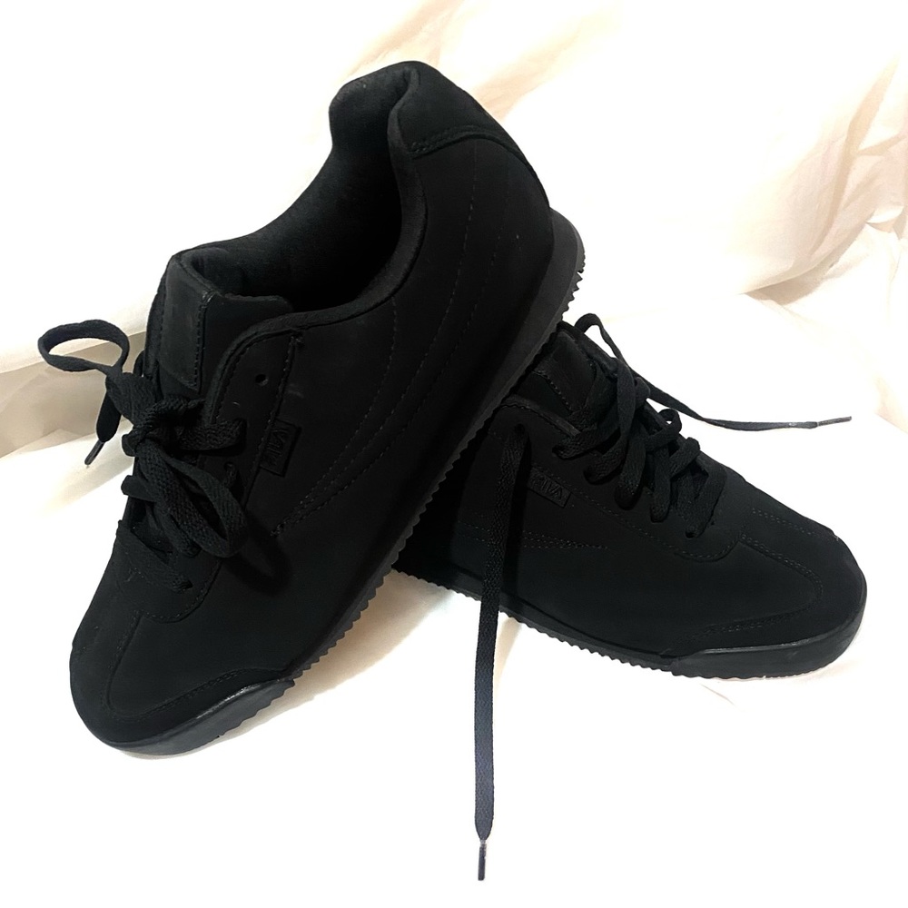 Fila Women's Mezago Walking Shoes Black 5sc60506-001 Low Top Lace Up